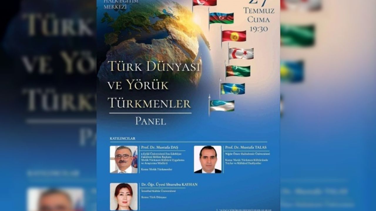 Aliağa’da Türk Dünyası ve Yörük Türkmenler Paneli