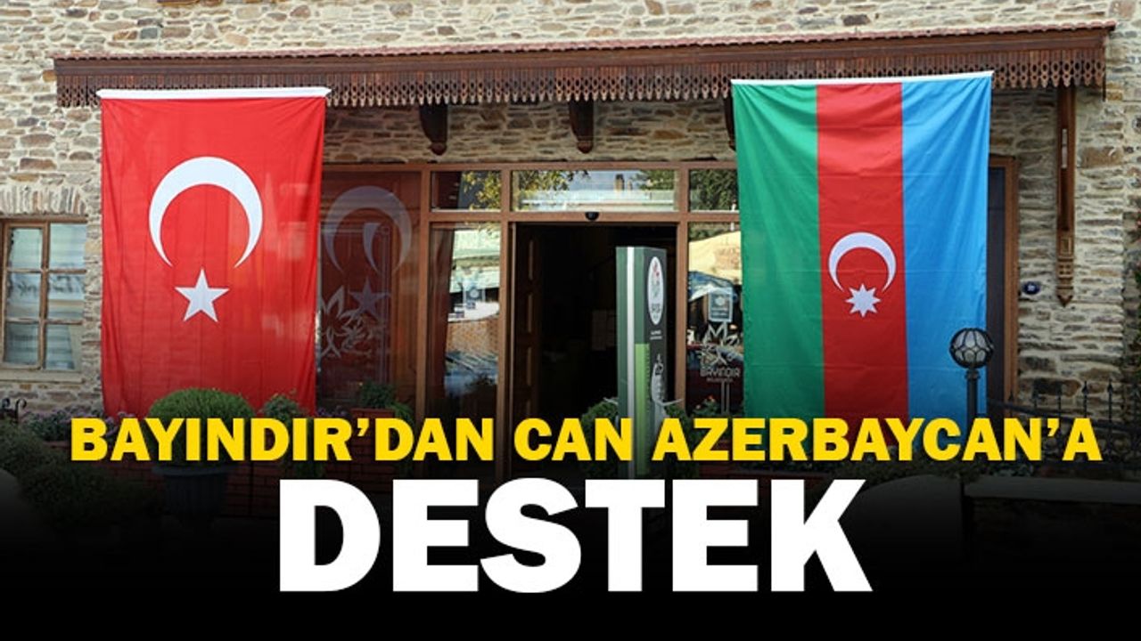 Bayındır Belediyes’inden Can Azerbaycan'a Destek