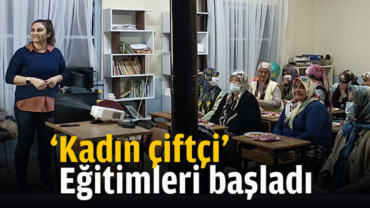 Tire'de kadın çiftçi eğitimleri başladı