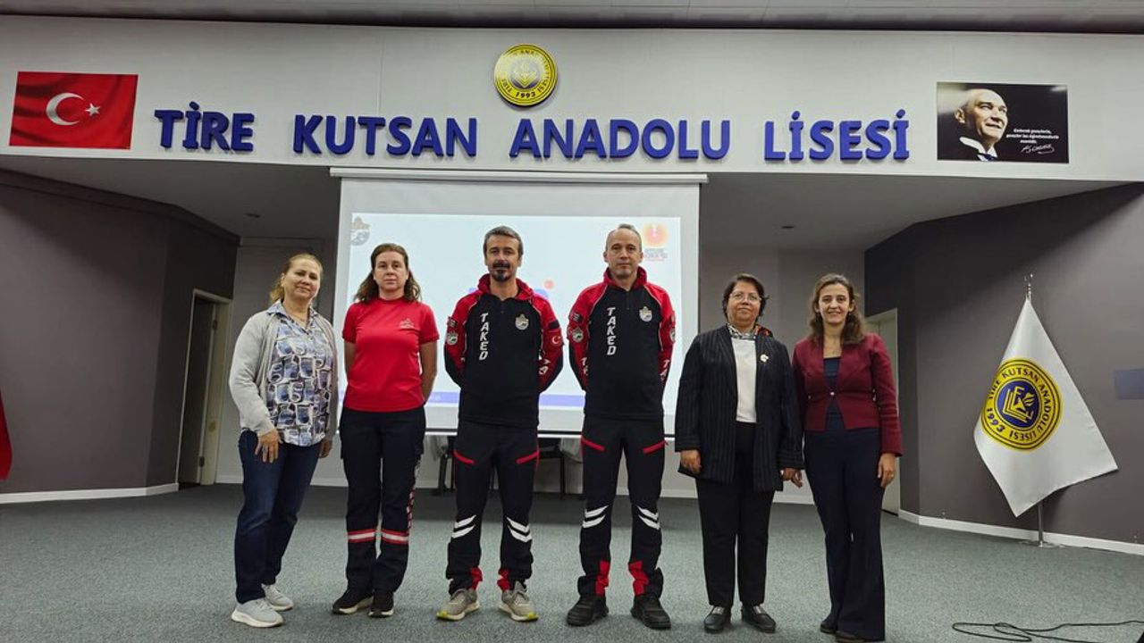 Tire Arama Kurtarma ve Eğitim Derneği’nden (TAKED) Afet Bilinci Eğitimi