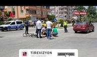 Tire'de kaza: bisikletli çocuk yaralandı