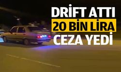 Tire’de drift yapan sürücüye 20 bin lira ceza