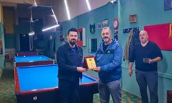 Bilardo turnuvasının şampiyonu Serdar Sarmış oldu