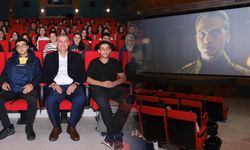 Tire Belediyesi, köylerdeki çocukları, Atatürk filmiyle buluşturdu