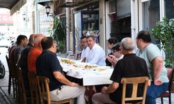 Esnaf, Başkan Okuroğlu ile kahvaltıda buluştu