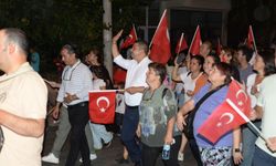 Fener Alayı yürüyüşünde Tire caddeleri doldu taştı