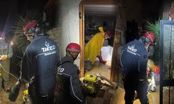 TAKED, Foça’daki sel felaketinde görev aldı