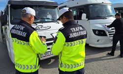 Servis araçları denetlendi