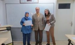 Diksiyon eğitimini tamamlayan kursiyerler, sertifikalarını aldı