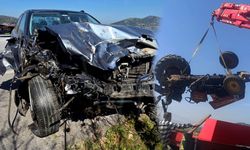 Traktör 3 parçaya ayrıldı