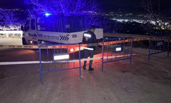 Hisarlık - Çukurköy yolu, trafiğe kapatıldı