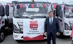 TBB’den Tire Belediyesi’ne hibe çöp kamyonu