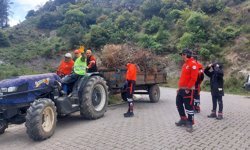 Yangın riskine karşı ormanı temizlediler