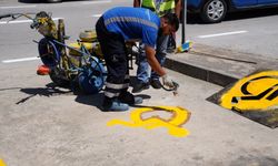 Tire'de Yol Çizgileri ve Yaya Geçitleri Yenileniyor