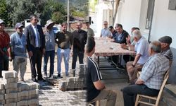 Kaymakam Yakuta, kırsal mahallelerdeki yatırımları inceledi