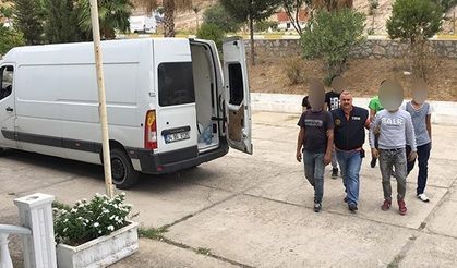 Milas’ta 38 göçmen yakalandı
