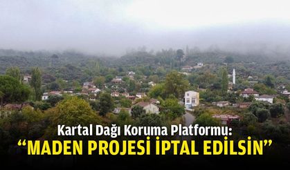 Platform: “Kartal Dağı’ndaki proje iptal edilsin!”