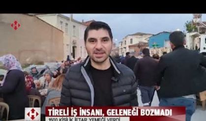 Tireli iş insanı, geleneği bozmadı