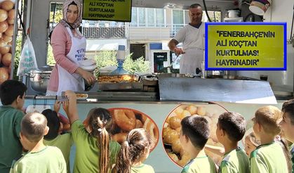 Fenerbahçeli taraftar lokma döktürdü