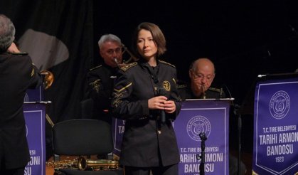 Tire Belediyesi Tarihi Armoni Bandosu’ndan müzik ziyafeti