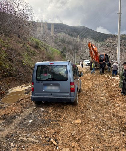Karacaali - Dallık Yolu Yeniden Trafiğe Açıldı