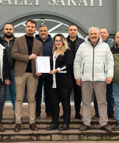 Lokantacılar Odası Başkanı Burak Göksu, mazbatasını aldı