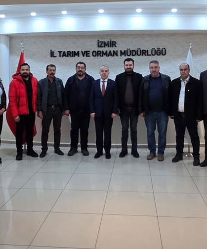 Tire muhtarlarından İzmir çıkarması