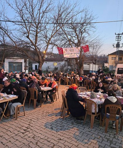 Ayaklıkırı’da gönül sofrası kuruldu