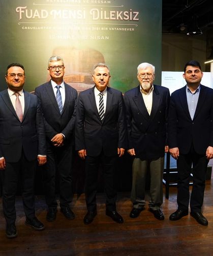 Fuad Mensi Dileksiz Sergisi, Tarihi Akın Pasajı’nda Açıldı