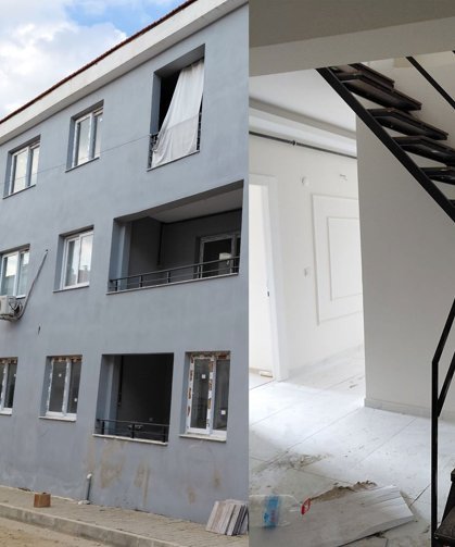 Tire'de yıllar süren inşaat çilesi: mağdurlar, basın açıklaması yaptı