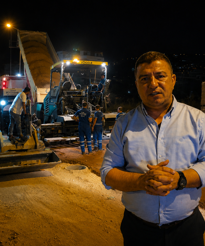 Fatih Mahallesi’nde çalışmalar, gece boyu sürdü