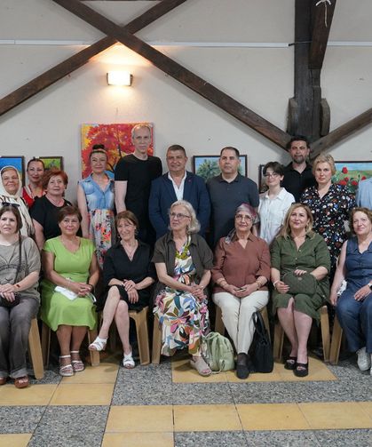Sanat Atölyesi öğrencilerinin sergisi açıldı