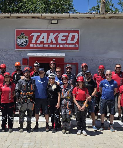 TAKED, Polonyalı arama kurtarma ekibini Tire’de ağırladı