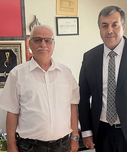 Kaymakam Yakuta, Recep Doğru’yu ziyaret etti