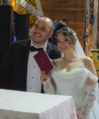 Gözeger ve Cengiz ailelerinin mutlu günü