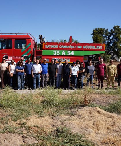 TİREKUT gönüllülerine orman ve kırsal alan yangınlarına karşı uygulamalı eğitim