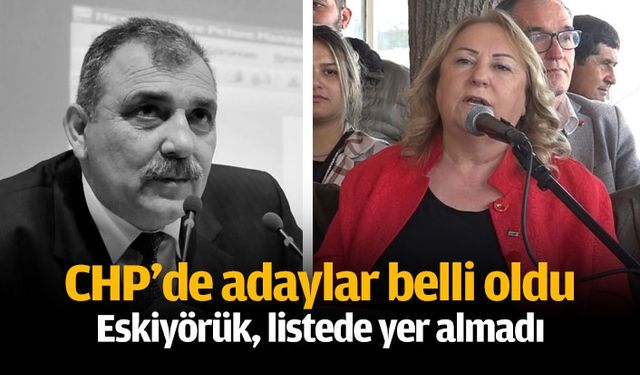 CHP İzmir Milletvekili adayları belli oldu