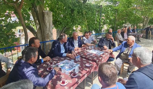 Akmescit halkından başkan Duran’a sıcak karşılama