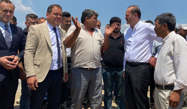 MHP, Tire’de afetten etkilenen üreticileri ziyaret etti