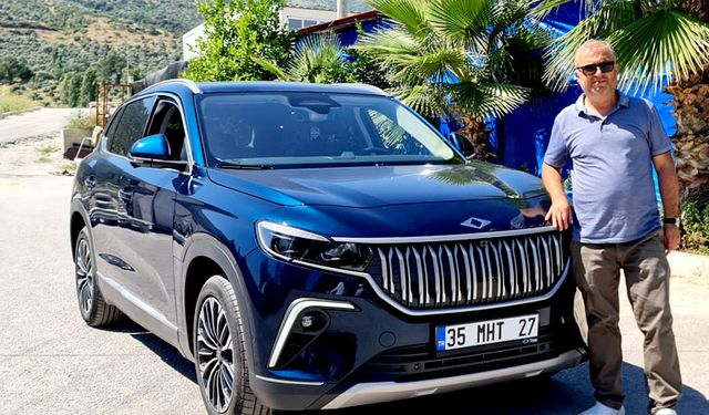 Tire'de ilk Togg sahibine teslim edildi