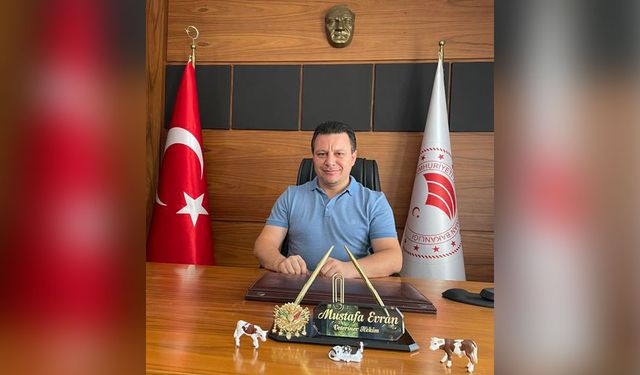 İlçe Tarım Müdürü Mustafa Evran, istifa etti
