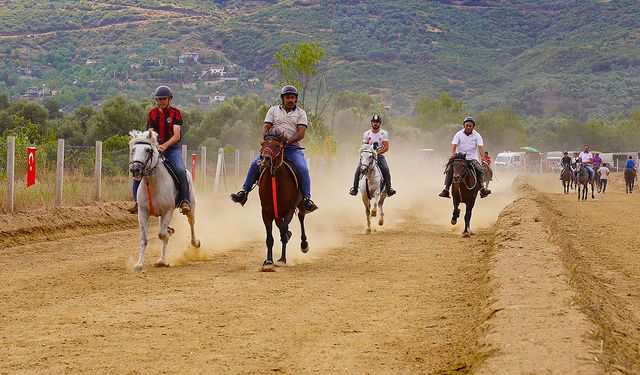 Rahvan atlar, Tire’de birincilik için koştu