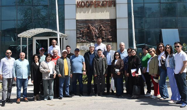 Kırgız Heyetten Tire Süt'e büyük İlgi