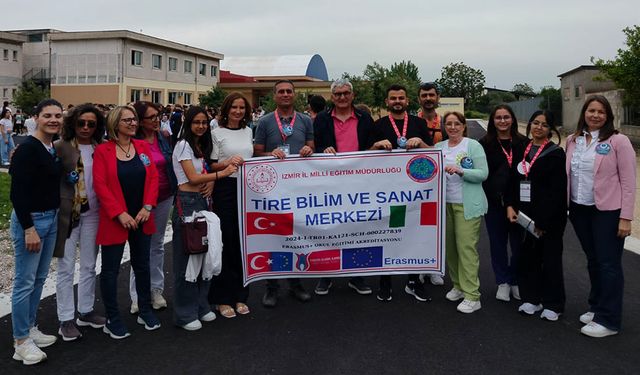 Tireli öğrenciler İtalya’ya gitti