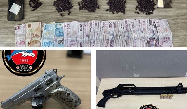 1 haftada 131 kişi yakalandı, 63 tutuklama