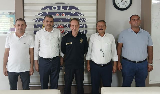 Osman Öztürk ve Yönetimi Emniyet Müdürü'nü ziyaret etti