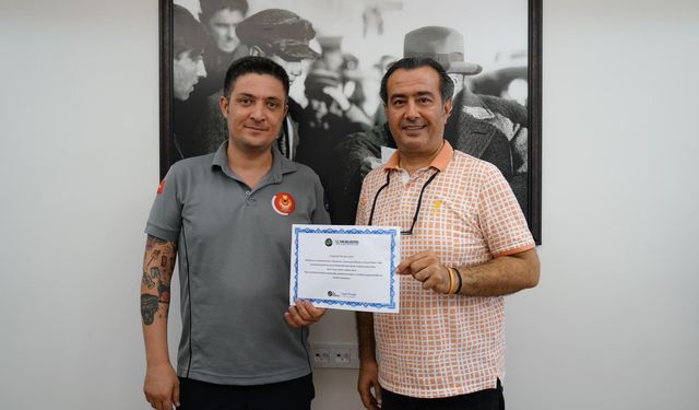 Tire Belediyesi’nde Teorik ve Uygulamalı Yangın Eğitimi verildi