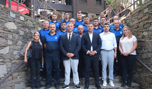 Başkan Okuroğlu, Zabıta personeliyle bir araya geldi