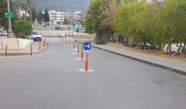 Acil Servis girişine, trafik düzenlemesi yapıldı