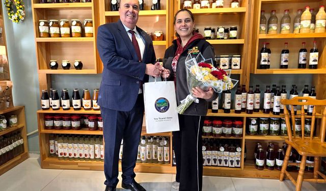 Delikanlı’dan başarılı girişimciye destek ziyareti